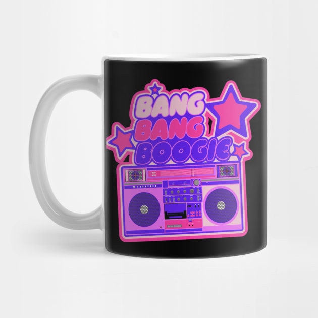 Bang Bang Boogie - Boombox - Ghettoblaster - Pop Art Design by Boogosh